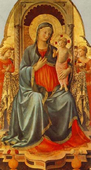 Fra Angelico Madonna with the Child and Angels oil painting image
